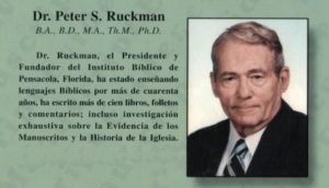 ¿Qué es el Ruckmanismo? Y como afecta el asunto de la Biblia en español ...